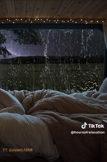 Soothing Heavy Rain Sounds for Camping and Relaxation