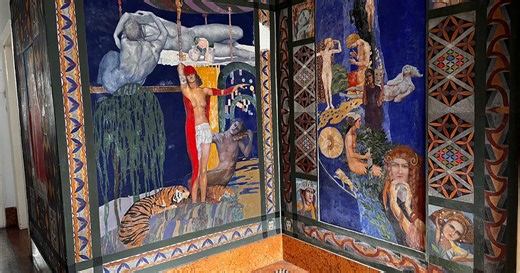 Dentro la villa di Luigi Bonazza, "così l'artista la trasformò in opera d'arte"