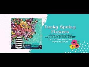 How to Paint a Single Funky Spring Flower