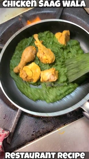 Chicken Saagwala recipe from Gujarat . #chickensaagwala #restaurantrecipe #foodie #mykindofproductions #yummyfoo #chickenrecipe | My Kind of Productions