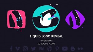 Videohive Simple Liquid Logo - 20822260 AEdownload.com