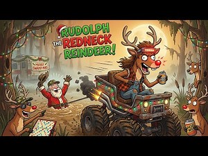 Rudolph the Redneck Reindeer - Funny Country Christmas Song 🦌