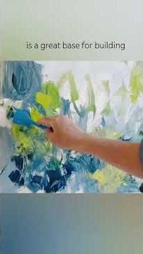 Starting An Expressive Painting #acrylicscenery #art #beginnerarttips #contemporaryart