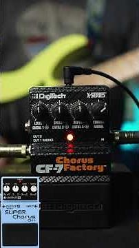 Digitech Chorus Factory CF-7 - Boss Super Chorus CH-1 @DigiTechFX @BOSSinfoglobal #guitarpedals