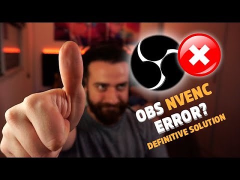 NVENC NÃO APARECE OU FUNCIONA NO OBS? SOLUÇÃO DEFINITIVA