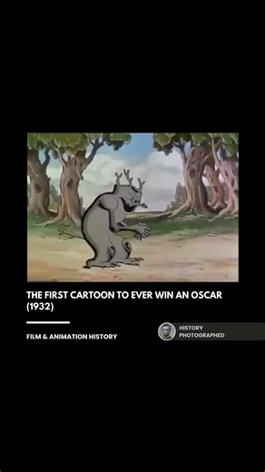 The first cartoon to ever win an Oscar was Walt Disney's Silly Symphony short, Flowers and Trees. This groundbreaking film, notable for being the first animated cartoon produced in full three-strip Technicolor, won the inaugural Academy Award for Best Short Subject (Cartoon) in 1932. Credit: The Walt Disney Company | History In Pictures