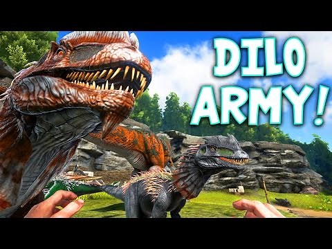 ARK: Survival Evolved - Dilo Army! [12]