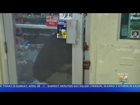 Gas Station Clerk Locks Beer Burglar Inside Store, Calls Police