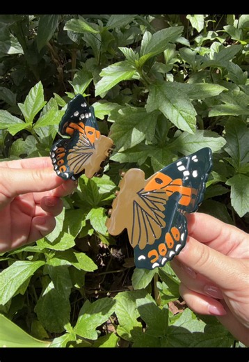 Kamehameha Butterfly Hair Claw: Hawaiian Island Beauty