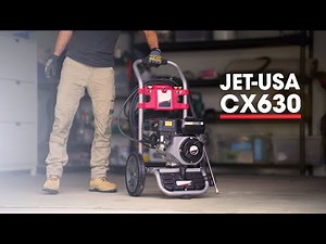 Jet-USA CX630 High Pressure Cleaner in action