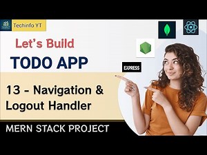 Navbar and Routing and Logout handler Mern todo App | | Mern Stack Project