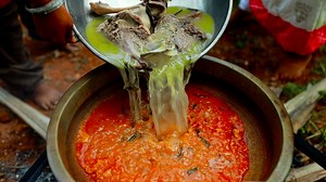 Mutton Spicy yummy Gravy | Village Food Factory