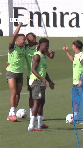 2.4M views · 72K reactions |  #Mbappe s'amuse à l'entraînement ! #beINSPORTS #RealMadrid #Football | beIN SPORTS France | Facebook