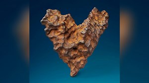 You'll never guess what the "Heart of Space" meteorite is shaped like