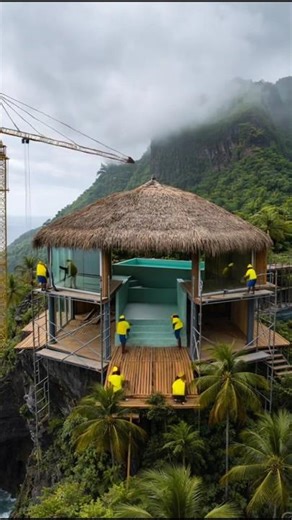 From Wild Jungle Cliff to $10M Luxury Villa 🏝️