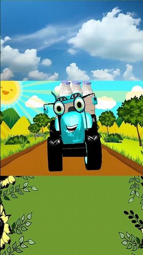 This Fun Tractor Song Will Have Kids Singing All Day! 🚜🎵 #tractors #kids #tractorsong
