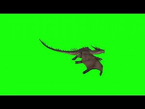 🐲 DRAGON volando pantalla verde 🐲 Sonido aleteo dragon chroma key 🔊