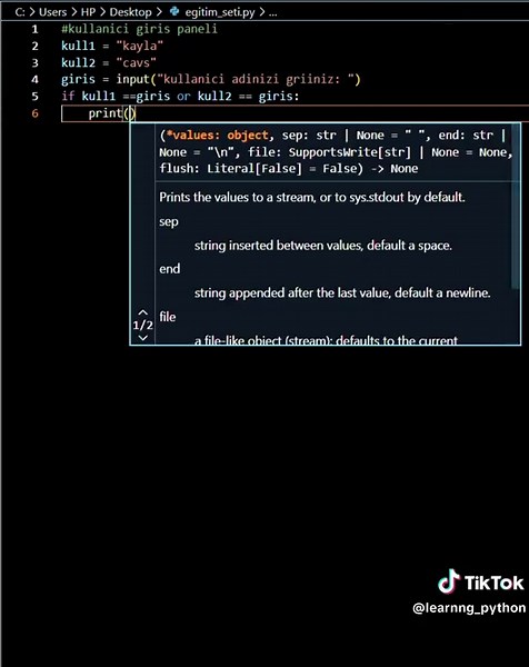 Python Öğreniyorum: 5. Gün Gelişmeleri