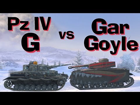 WOT Blitz Face Off || Pz. IV Gargoyle vs Pz. IV G