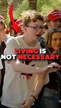 LIFE Student Challenges Charlie Kirk on AB0RT10N : A Heated Debate #shorts #charliekirk #debate