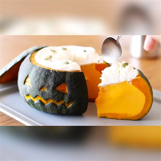 4.5K views · 19 reactions | Pumpkin Pudding Inside a Jack-O’-Lantern...