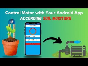 Control Your Water Pump Remotely Using Android App with Soil Moisture Sensor & Firebase Integration