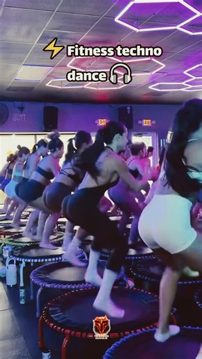 ⚡️Fitness techno dance🎧 #dance #techno #club #technodance #party