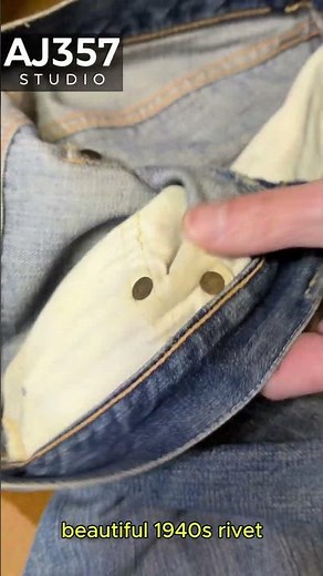 Levi’s 501 from the 1940s 🇺🇸 Vintage American Denim | AJ357 Studio #vintage