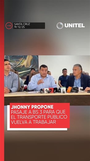 UNITEL on Instagram: "Este viernes, día en el que el transporte público de la capital cruceña no salió a trabajar en protesta por el fin de la subvención al combustible, la Alcaldía de la capital cruceña propuso que el pasaje sea de Bs 3 para que los micros vuelvan a las calles a brindar el servicio. #Unitel #Bolivia #SantaCruz #Transporte #Sociedad"