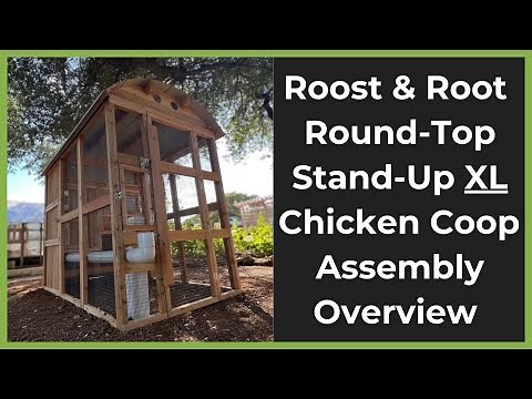 How to Build the Round-Top Stand-Up XL Chicken Coop | Roost & Root