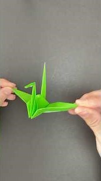 【折り紙】鶴の作り方 #折り紙 #origami #おりがみ