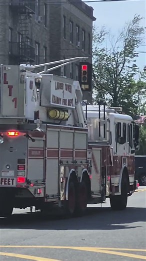 Kearny NJ Fire Dept Ladder Tower 1 Responding (5/5/26)