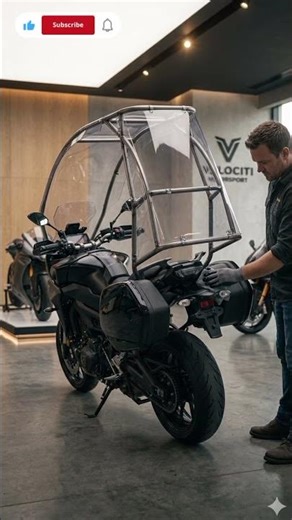 ​I Built a DIY Anti-Rain Motorcycle! 🏍️🌧️ Full Process (Start to Finish) #twowheels #quickchange