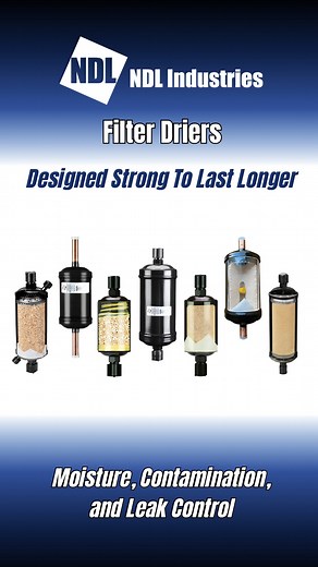 NDL Industries sets the standard in HVACR protection. The only Filter Drier with patented Spectroline® Leak Detection gives contractors and distributors the confidence of pinpoint accuracy, faster installs, and lasting system performance. 🔎 Explore The Line: https://texasreps.com/ndl-industries-hvacr-filter-driers/ ⚙️ Featured Filter Driers for Pros — TW Filter Driers: Built-in UV dye for precise leak detection — Press Compatible Driers: Flame-free installs, 60% faster completion — Solid Core L