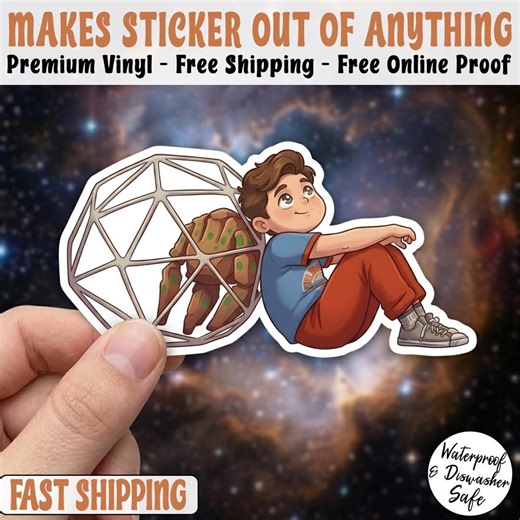 Project Hail Mary Sticker | Rocky Alien Best Friends Sci-fi Book Decal | Reader Waterproof Sticker - Etsy