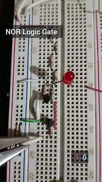 NOR Logic Gate With Transistors