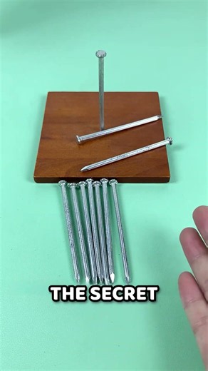 How to Balance 10 Nails Perfectly #shortsfeed #iqlegend