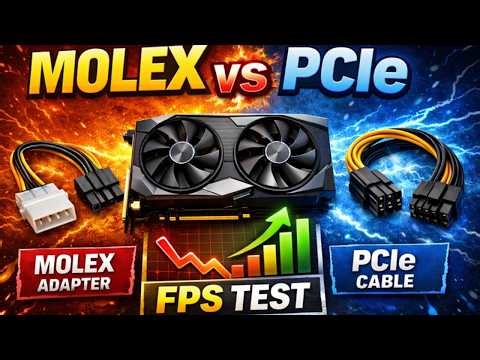 Molex to PCIe GPU Adapter Test – Does It Affect FPS?