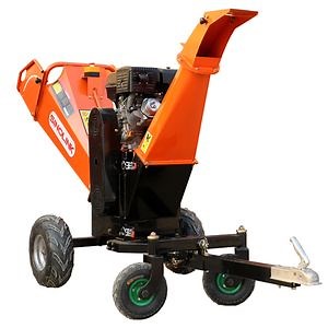 [Hot Item] CE Certification Gasoline Engine Log Wood Crusher Shredder Chipper
