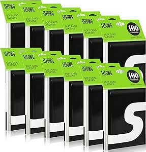 1200ct Clear Card Sleeves for Trading Cards, Baseball Sports Soft Sleeves, Ultra Soft Plastic Card Protector Sleeve for Football, MTG, PKM, Game, Standard Cards