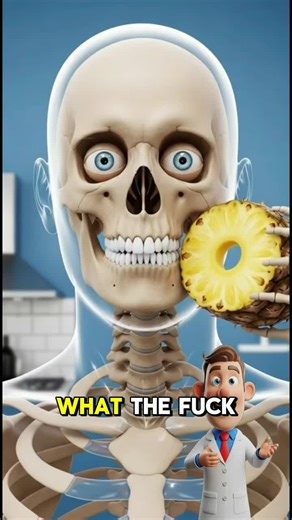 science in action what happens when you eat Pineapple. 3D Human digestion Animation: #humanbody #3danimation #USA #Foryou #fyp