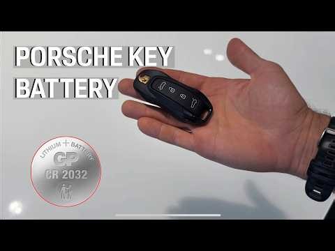 How to Change the Battery in the New Porsche Key | Step-by-Step Guide