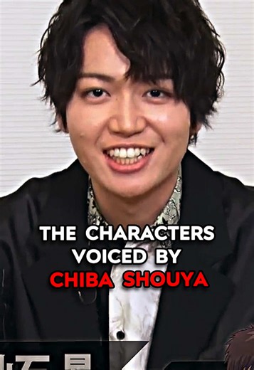 Who’s your favourite character(s) voiced by Chiba Shouya ? #ChibaShouya #Seiyuu #Anime #VoiceActor #fyp
