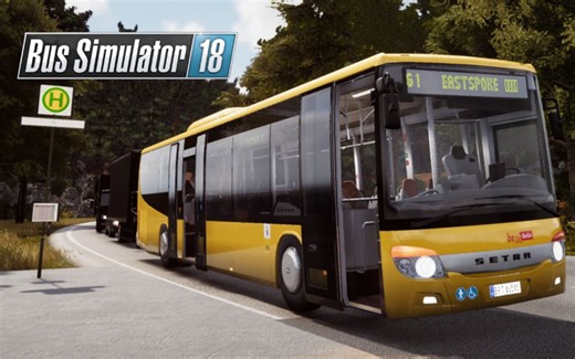 巴士模拟18 #12 司机罢工不干活？只好带领司机跑一遍做示范 | Bus Simulator 18