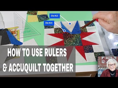 Accuquilt TUTORIAL 2. Convert Family Circle QUILT