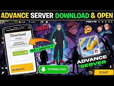 How To Download New Advance Server Free Fire🤯 | ff ob52 link✅ | ff advance server activation code