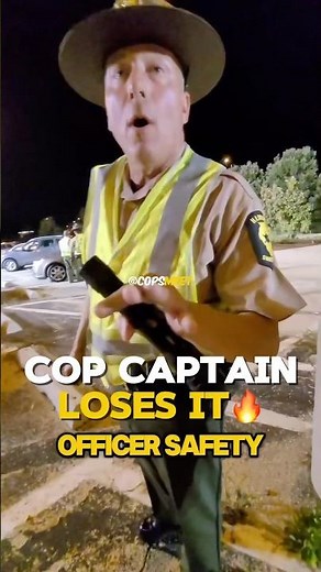 Cop Captain Steps Out Of Line Gets Put In His Place🔥