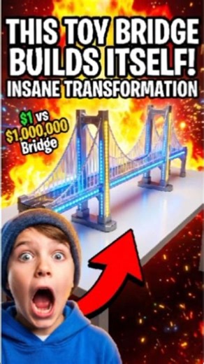This Futuristic Bridge Toy Transforms Like Magic! Mind Blowing 🤯