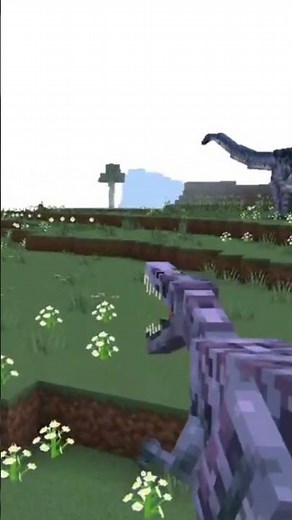 BEST DINOSAUR MOD ON MINECRAFT BEDROCK EDITION #minecraft #mods #tanker2010