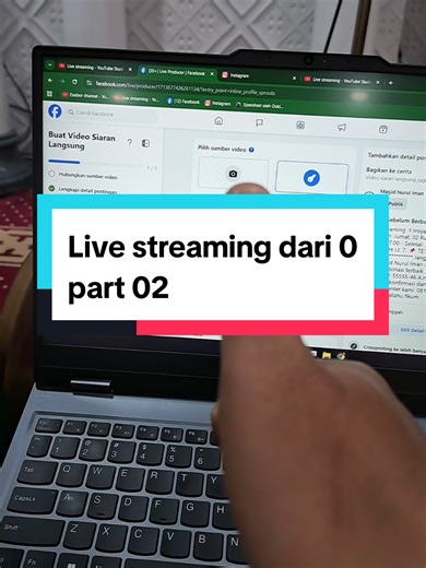 Belajar live streamjng dari 0 part 02 jadi di sini kita belajar menyiapkan platform facebook agar bisa live streaming #belajarlivestreaming #belajarlivestreamingdari0 #livestreaming #live